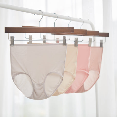 Soft Strokes Silk | Knitted French Cut Panties light grey