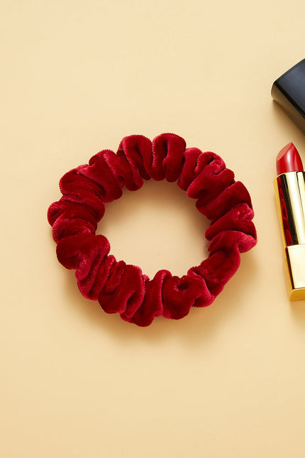 Soft Strokes Silk | Velvet Handmade Mini Lipstick Hair Band