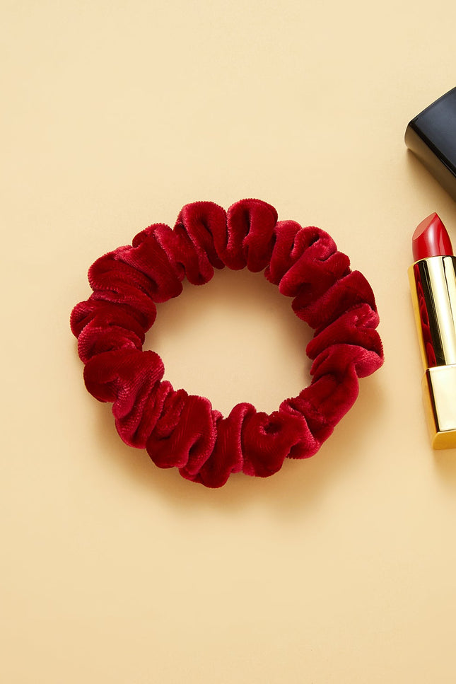 Soft Strokes Silk | Velvet Handmade Mini Lipstick Hair Band