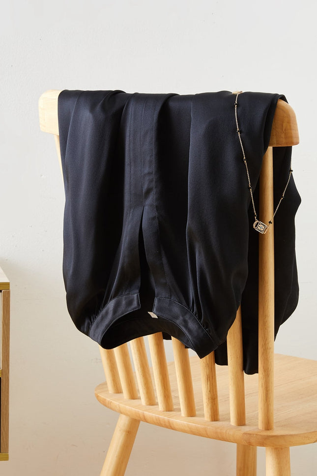 Soft Strokes Silk | Long Sleeve Y-neck Eshonai Blouse