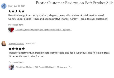 Soft Strokes Silk | Ruby Float French Cut Panties