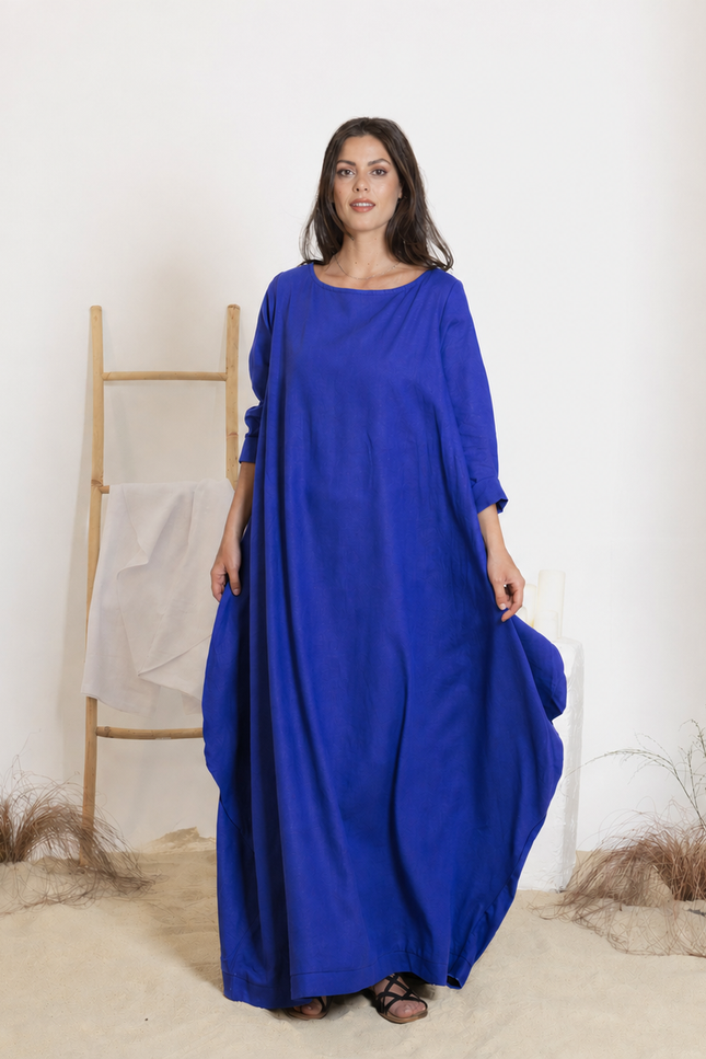 Maxi linen dress
