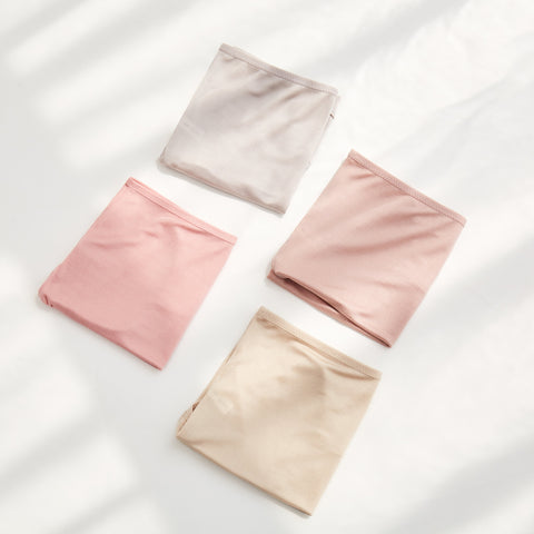 Soft Strokes Silk | Set of 4 Knitted French Cut Panties
