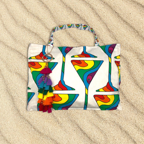 Julia Clancey I Martini podwójna Tote torba