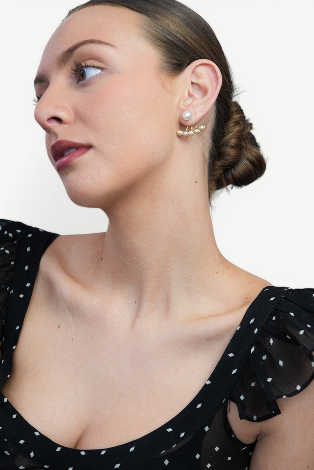 Miss Cecilia | Moonrise Fan Earrings