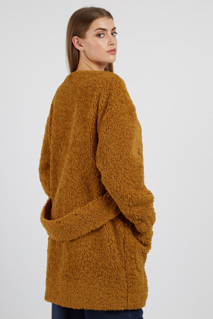 Louche Aldora Coat - Mustard - Back
