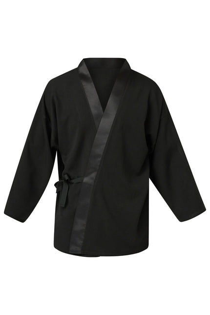 Alchemy | Tafta Trim Androgyniczne Kimono