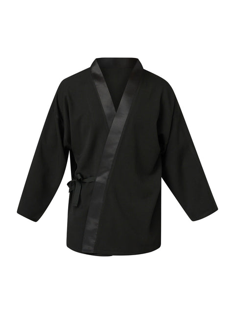 Alchemy | Taffeta Trim Androgynous Kimono