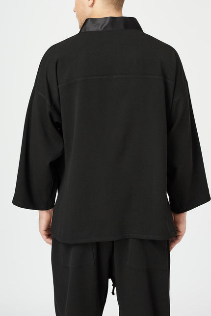 Alchemy | Tafta Trim Androgyniczne Kimono