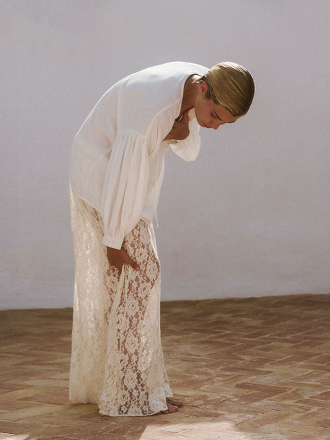 A Perfect Nomad | Lace Slip Skirt