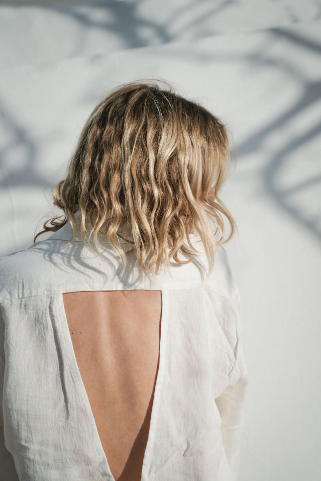 A Perfect Nomad | Evolve Linen Shirt white