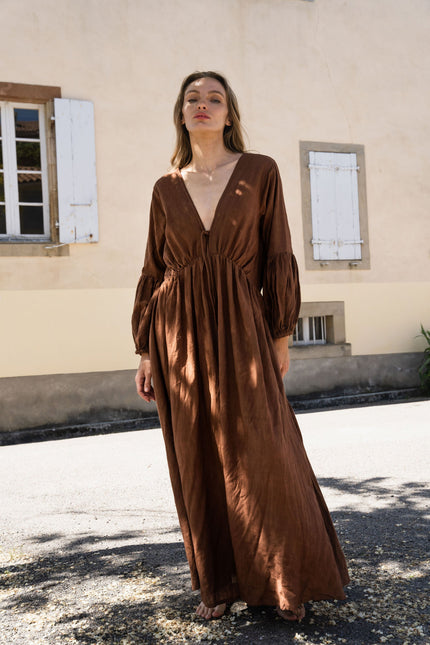 A Perfect Nomad | WILD HEART DRESS - CAFE
