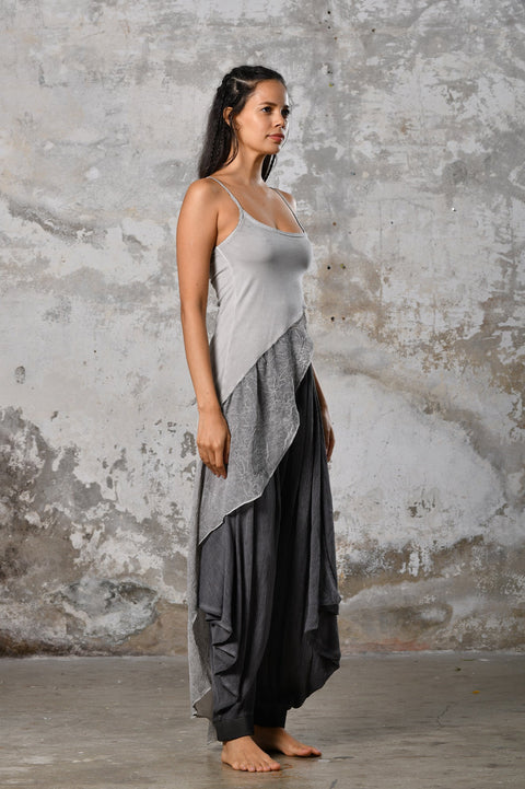 Zhenabia | Aria Blouse in Light Gray