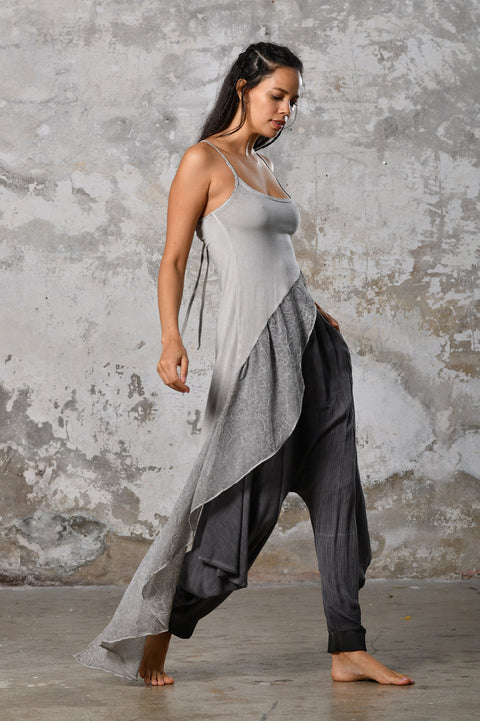 Zhenabia | Aria Blouse in Light Gray