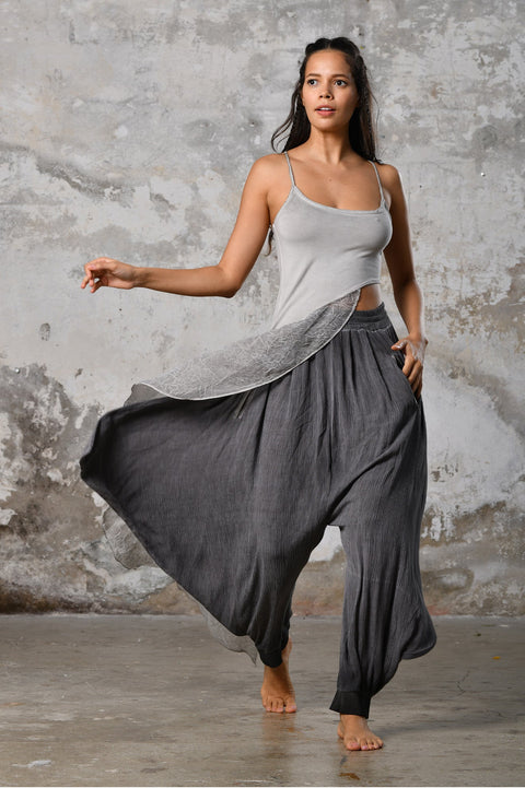 Zhenabia | Aria Blouse in Light Gray