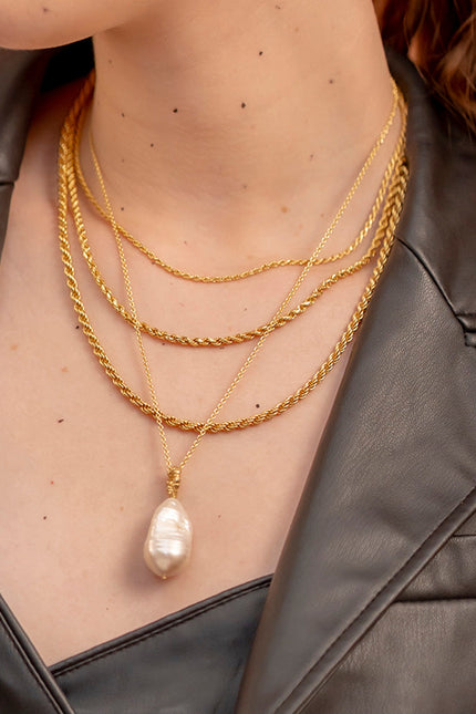 Arvino | Pearl Blossom Necklace In 925 Sterling Silver