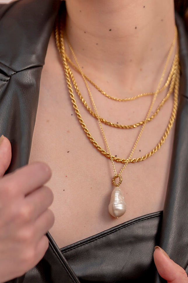Arvino | Pearl Blossom Necklace In 925 Sterling Silver