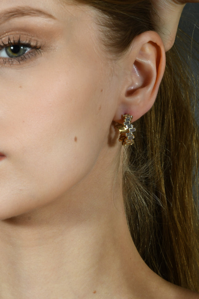 Arvino | Crystal Vogue Hoops