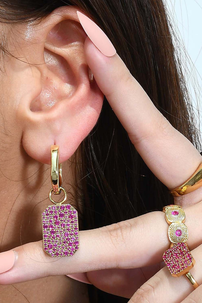Arvino | Roseate Bullion Finery Earrings