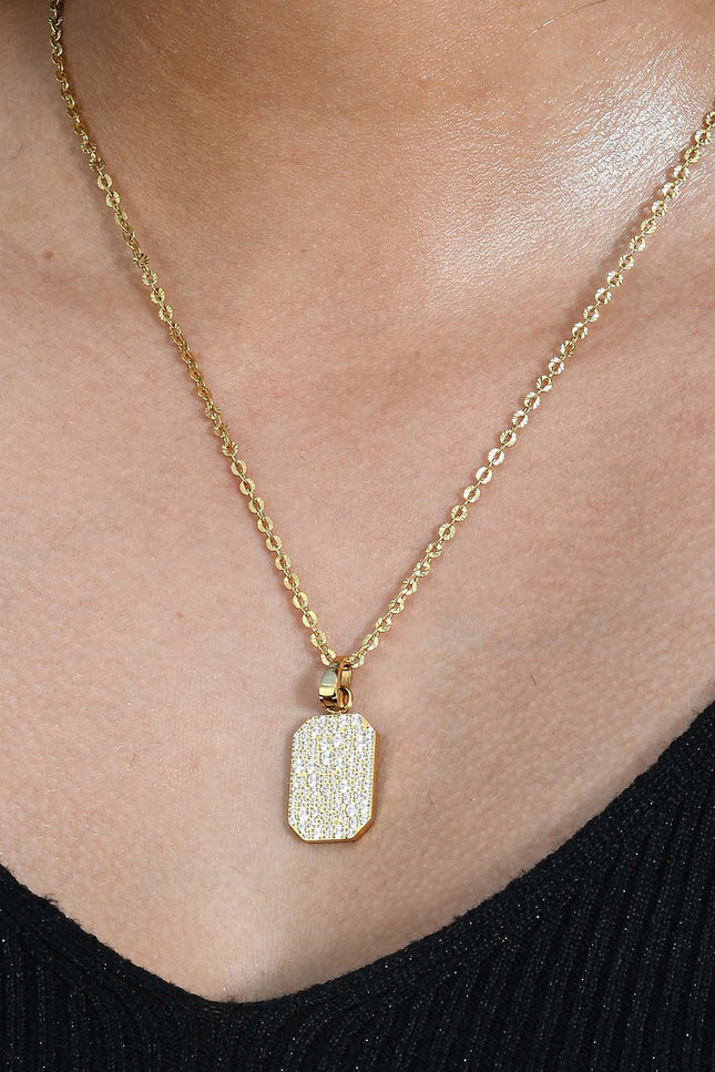 Arvino | Crystal Bullion Finery Necklace
