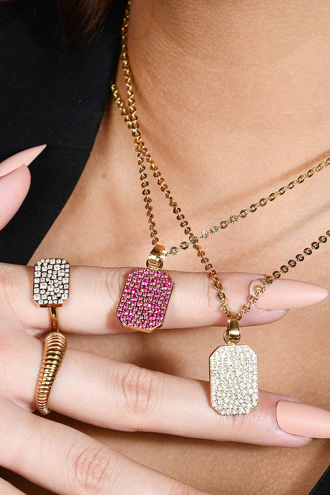 Arvino | Crystal Bullion Finery Necklace