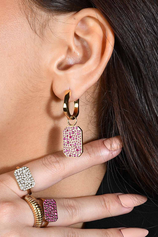 Arvino | Roseate Bullion Finery Earrings