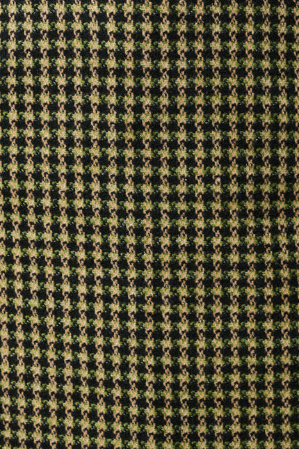 Aubin Burray A-Line Check Skirt - Fern - Detail 3