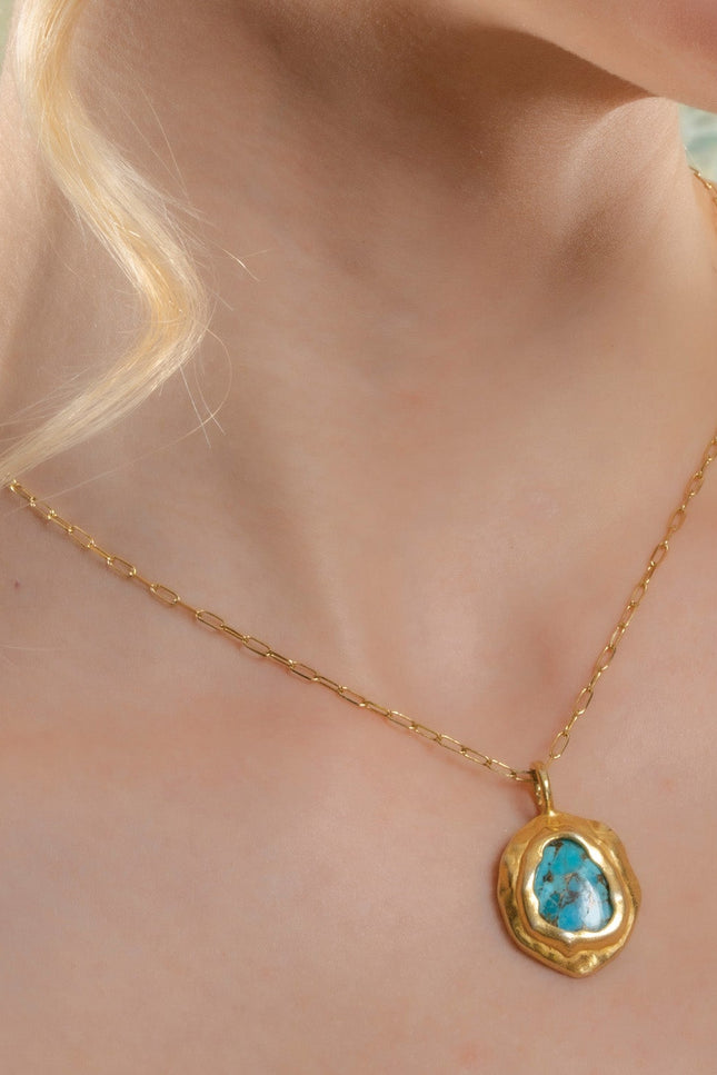 Arvino | Turquoise Mineral Necklace