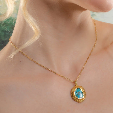 Arvino | Turquoise Mineral Necklace