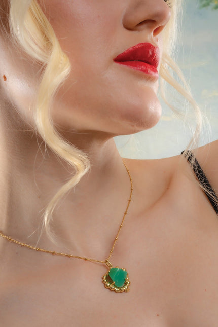 Arvino | Chrysoprase Enchanter Necklace