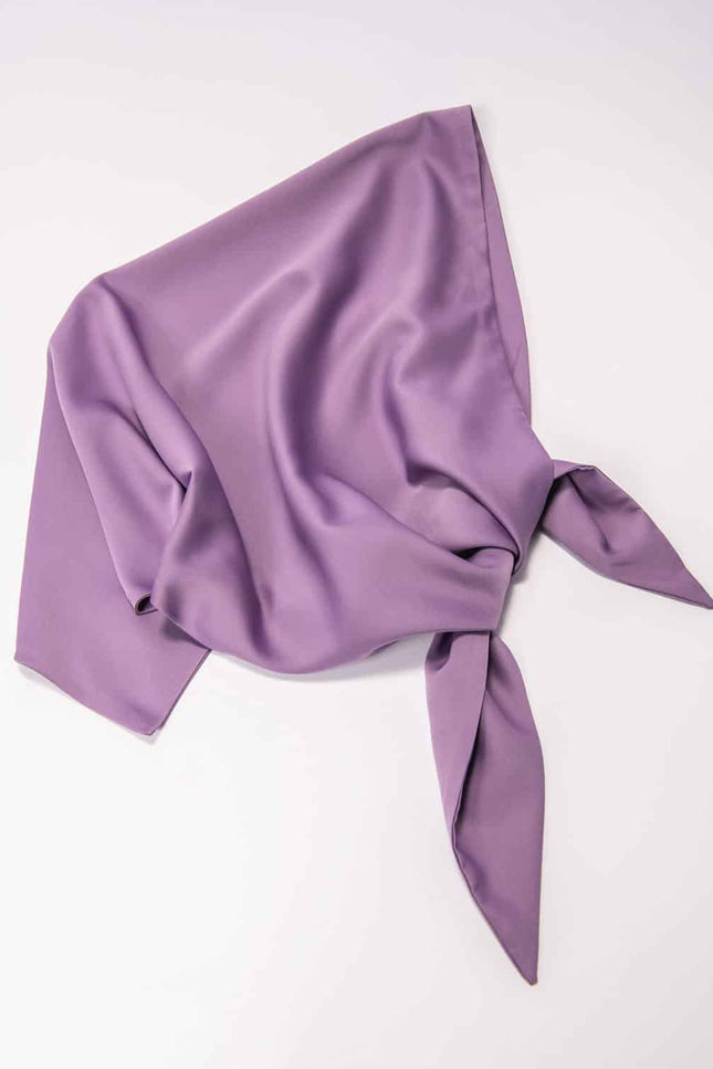 EVÉN I Anna Double-Sided Satin Head Scarf – All Purple