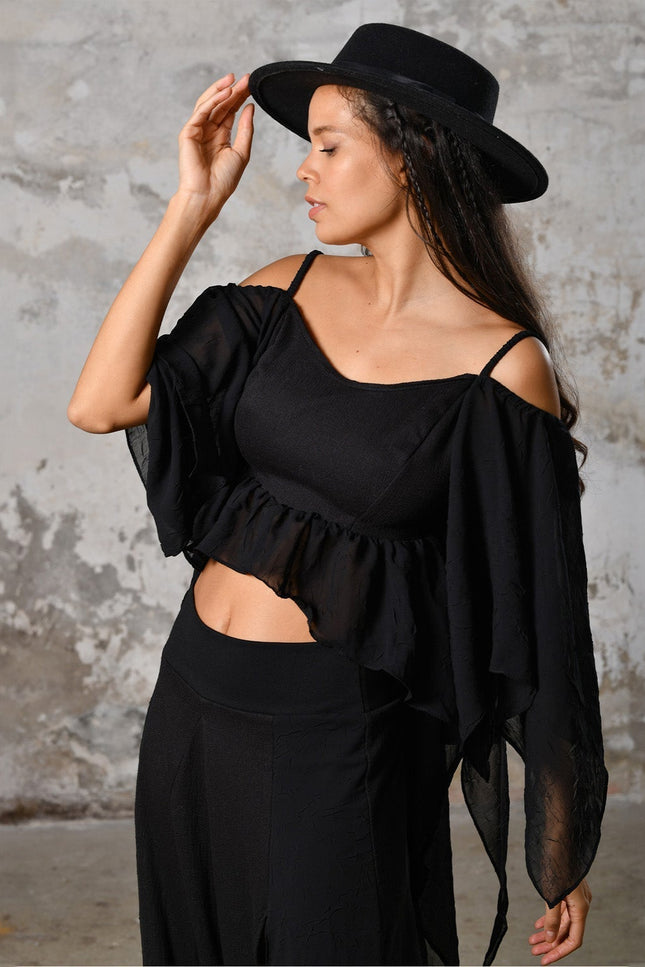 Zhenabia | VENUS Blouse in Black