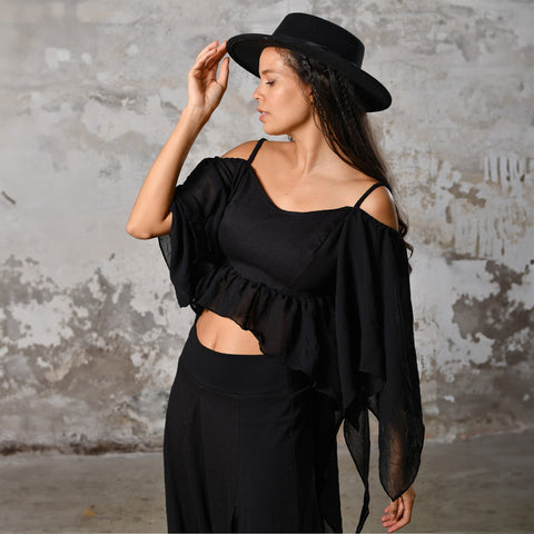 Zhenabia | VENUS Blouse in Black