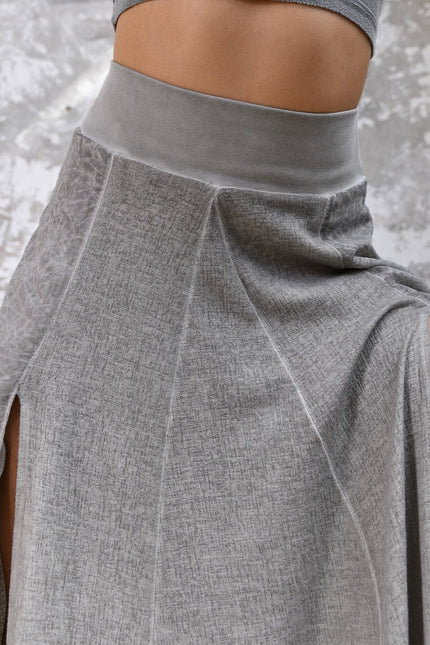 Zhenabia | ZHE Skirt in Light Gray