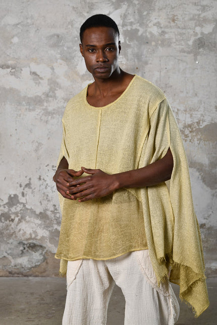 Zhenabia | Leila Top in Vintage Lemon