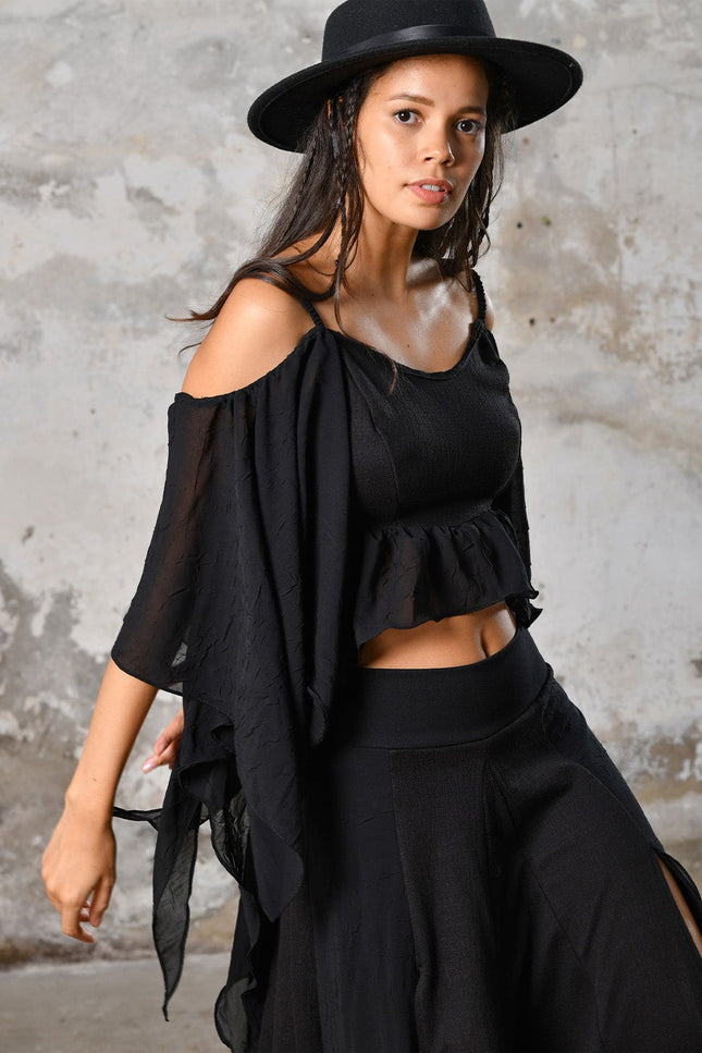 Zhenabia | VENUS Blouse in Black