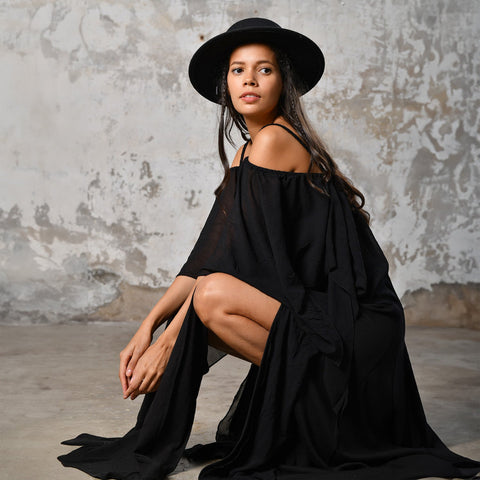 Zhenabia | VENUS Blouse in Black