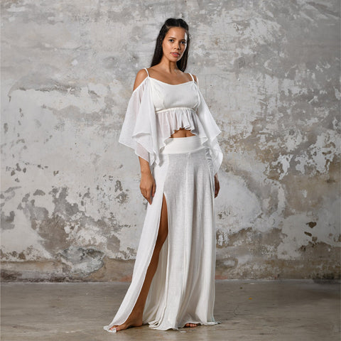 Zhenabia | VENUS Blouse in White