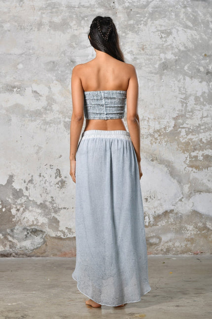 Zhenabia | Gaia Salvar in Baby Blue