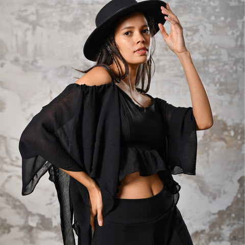 Zhenabia | VENUS Blouse in Black