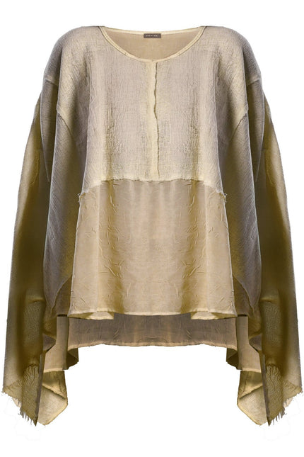 Zhenabia | Leila Top in Vintage Lemon
