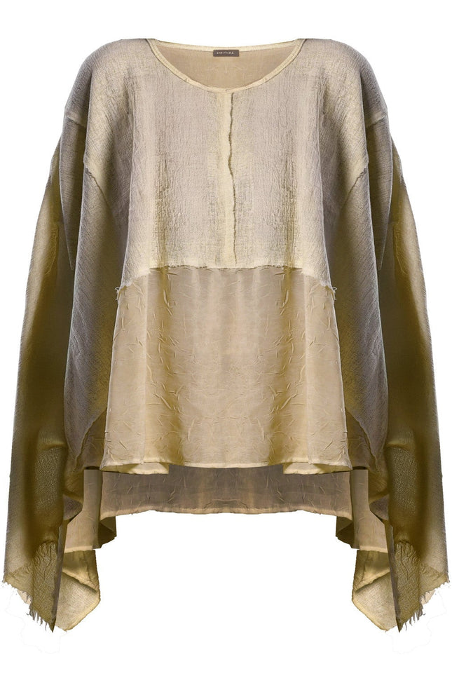 Zhenabia | Leila Top in Vintage Lemon