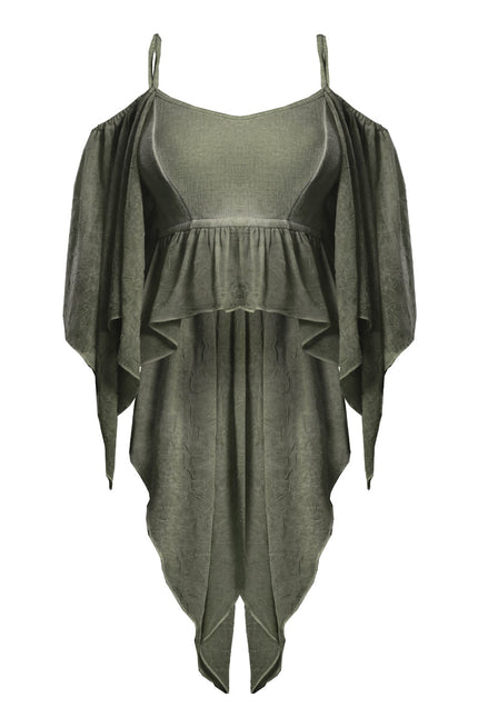 Zhenabia | VENUS Blouse in Khaki Green