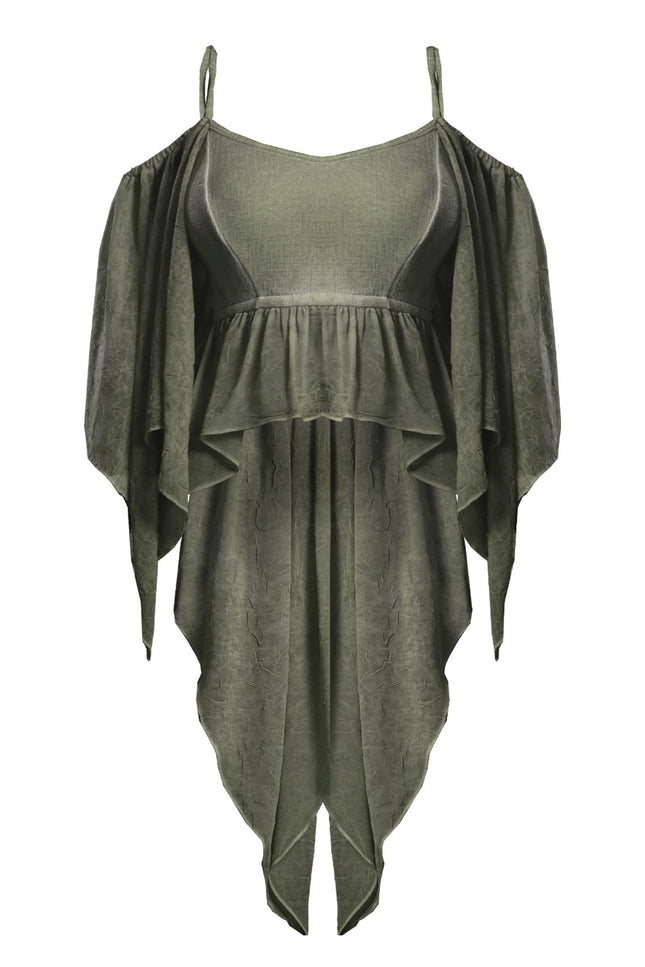 Zhenabia | VENUS Blouse in Khaki Green