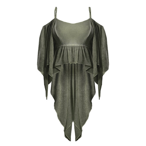 Zhenabia | VENUS Blouse in Khaki Green