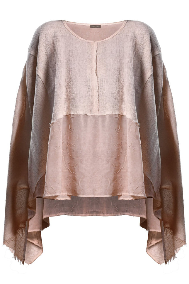 Zhenabia | Leila Top in Powder Pink