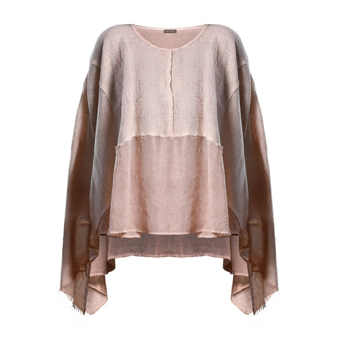 Zhenabia | Leila Top in Powder Pink