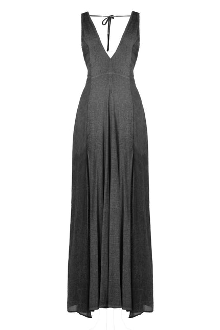 Zhenabia | ZHE Dress in Charcoal