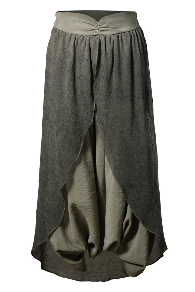 Zhenabia | Gaia Salvar in Khaki Green