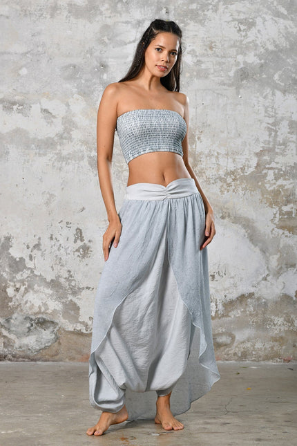 Zhenabia | Gaia Salvar in Baby Blue